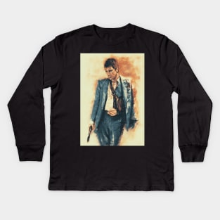 al pacino Kids Long Sleeve T-Shirt